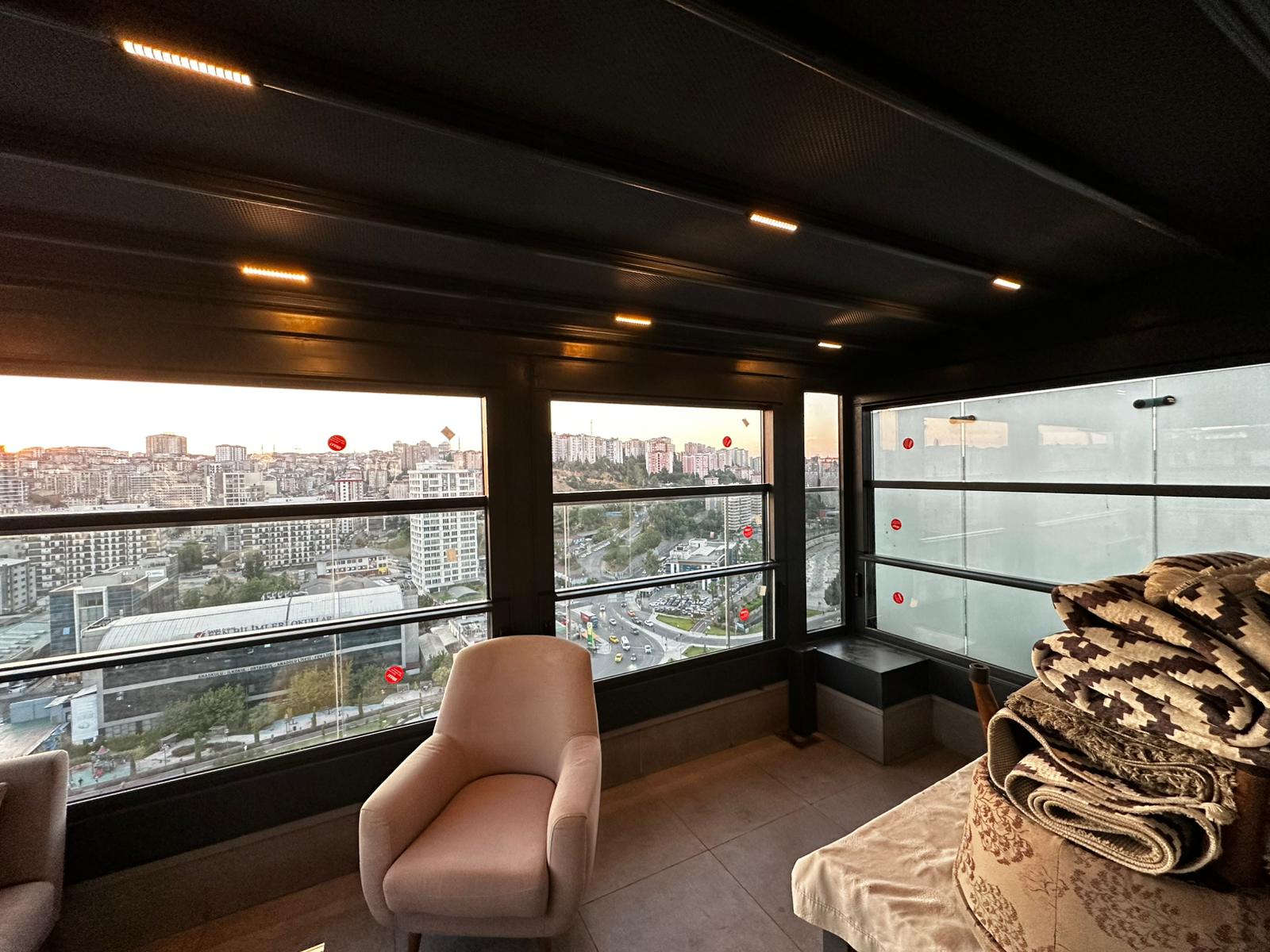 Kış Bahçesi Projesi Giyotin Cam - Kağıthane